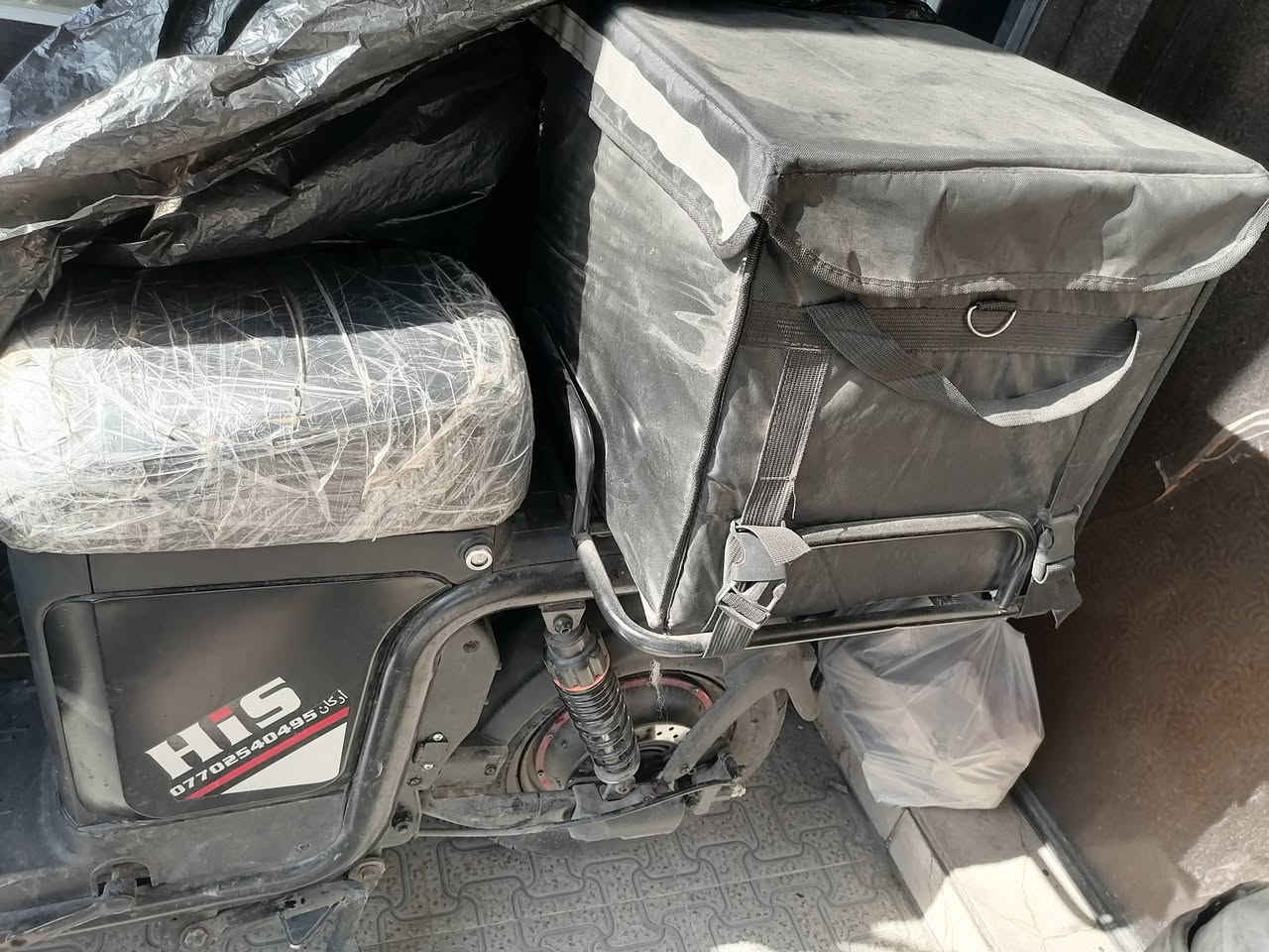 دراجه شحن للبيع نوع تلفري دراجه نضيفة ٦ بطاريات سويج ٢ بصمه ٢ جهاز إنذار هاتف *********** واتس..
