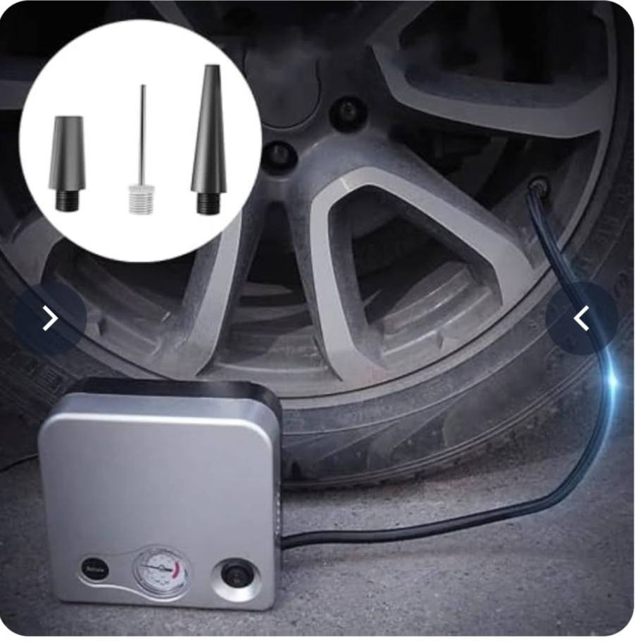 🚗💨 منفاخ إطارات السيارة – تصميم عملي وسهل الاستخدام ✨
خلي سيارتك دايمًا جاهزة على الطريق!  

✔ مصمم لنفخ الإطارات بسرعة وكفاءة  
✔ مؤشر ضغط هواء لقراءة دقيقة 📊  
✔ مزود بخاصية الحماية من الحرارة الزائدة لسلامة أكبر 🔒  
✔ قاعدة مضادة للانزلاق ومقاومة للاهتزاز  
✔ جزء مخصص لحفظ السلك الكهربائي وسلك الهواء لسهولة التخزين  

💰 السعر: 23,500 دينار فقط  
🚚 توصيل مجاني لجميع محافظات العراق  
للتواصل و الاستفسار ***********
➡️ خيار مثالي للطوارئ والسفر… أمانك يبدأ من إطاراتك!  

#منفاخ_إطارات #سيارة #سلامة #ديالى #بغداد #تسوق_اونلاين #عروض_خاصة
