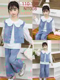 ⁨ ⁨ ⁨ ⁨ ⁨ ⁨ ازياء ريتا💫 توفرت موديلات جديده 😍 طقم كابوي 3 قطع ✅ قياس 3...