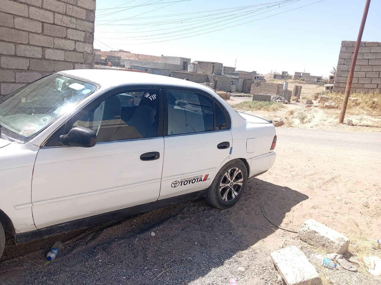 السلام عليكم
للبيع كورلا موديل 93 رقم فحص بغداد بدون تحويل   گير ومحرك شرط  صدر جديد باور شغال كهربائيات
كلها شغالا لايت زنون باتري جديد  سيارة مال جناي
السعر 26وبيهاا مجال للشراي
للاتصال 
***********
