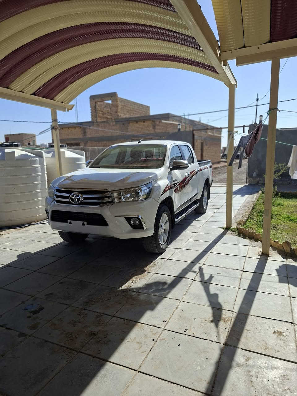 ترهم نقد وترهم مقدمة والباقي مدة ستة أشهر تفاصيل خاص

ترهم بيع وترهم مراوس
بأحدث منها مع الفرق
تويوتا ناصية أو صالون

للبيع فورويل تويوتا

موديل ٢٠١٦

كير عادي 4x4

سيارة بانزين

محرك أربعة سلندر مفتوح ومجفت شغل درجة أولى وبيه ضمان 

كير وأكسل كفالة

حدادية كاملة صدر وأكسل شغل جديد
باتري جديد

منظومة البانزين أدامة كاملة
كهربائيات أدامة كاملة

ماشيى ٢١٥ الف

أستيراد الامارات بسمي ومرقم مثنى بسمي
رقم الماني وسنوية منتهية

وللشراي أنطية رقم وسنوية أنكليزي

سيارة نظيفة جدآ ومصلحة تصليح حلو 

وحادثها تجية بالبادية بالرمل جدآ خفيفة صبغ بابين السايق والخلفة من الخارج فقط
 وبدون معجون ويوجد بارد قليل بالجاملغ الجهه اليمنه

عنوان السماوة للاستفسار يرجوا الاتصال أو ويتساب
***********
