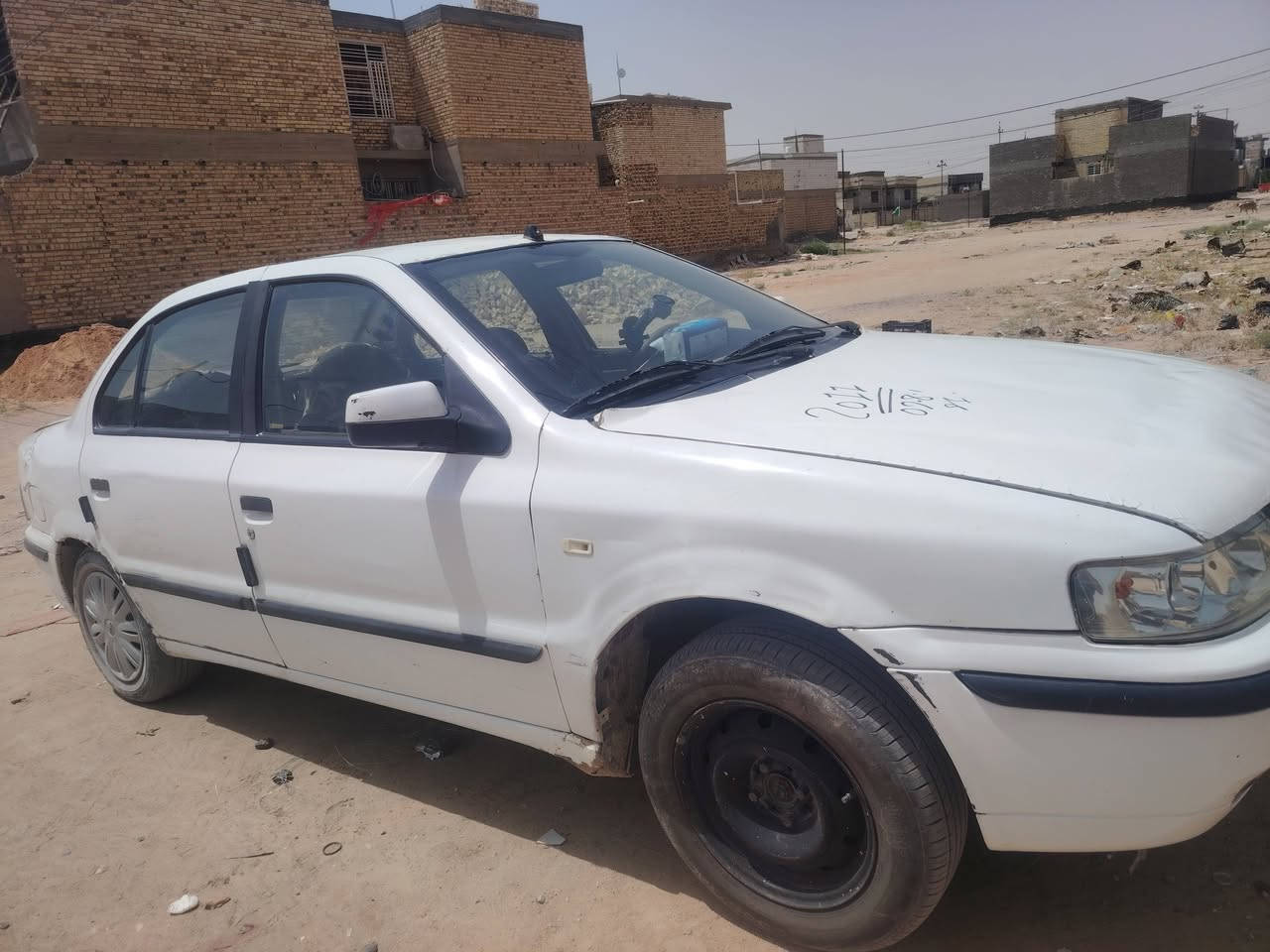 االسلام عليكم سياره سمند موديل 11 رقم انكليزي بسمي سنويه لل2030 غرفة حلوه تبريد شغال حداديه نص المسكينه بيه خيط بخار السعر 27وبيها مجال بسيط للتواصل ***********
