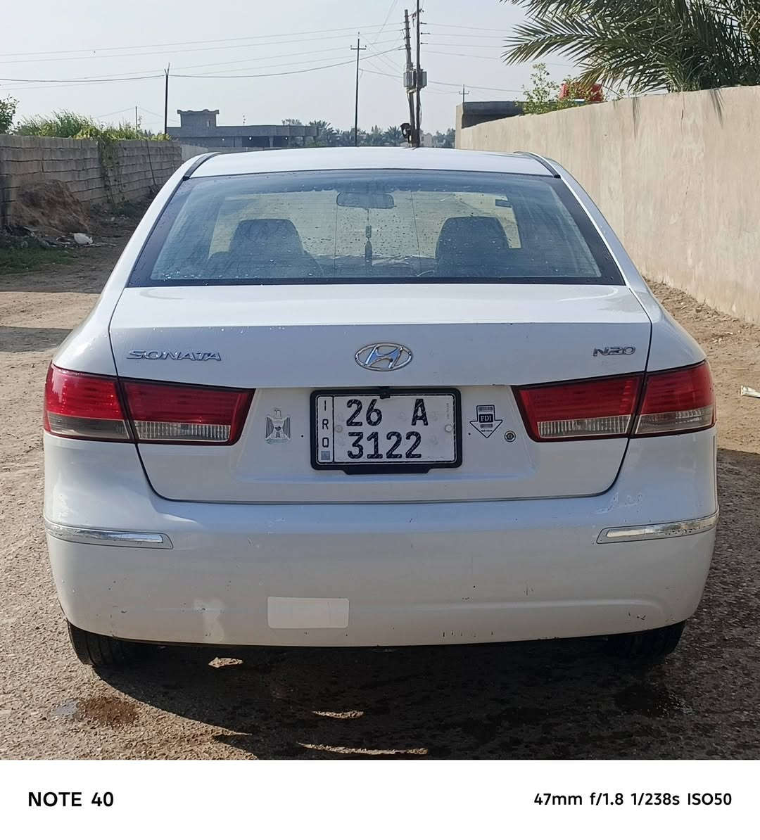 السلام عليكم سوناتا خليجي 2009 بدون صبغ رقم صلاح الدين محرك 2000تبرد ثلج.  السكن صلاح الدين بلد رقم. *********** السعر 120 بهى مجال
