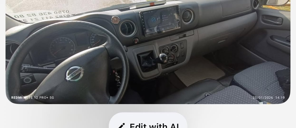 نیسان ئورڤان بۆ فرۆشتن
مۆدێل 2015
سقف عالی
رەقەم سلێمانی
بەناوی خۆمانە
گێر ئەکسل بەشەرت
مەکینەی نەکراوەتەوە
گوشن گاحی بۆ کراوە
چوار تایەی لۆک
دەعامی و شاشە
بۆ زانیاری و نرخ پەیوەندی بکە بە
***********
***********
