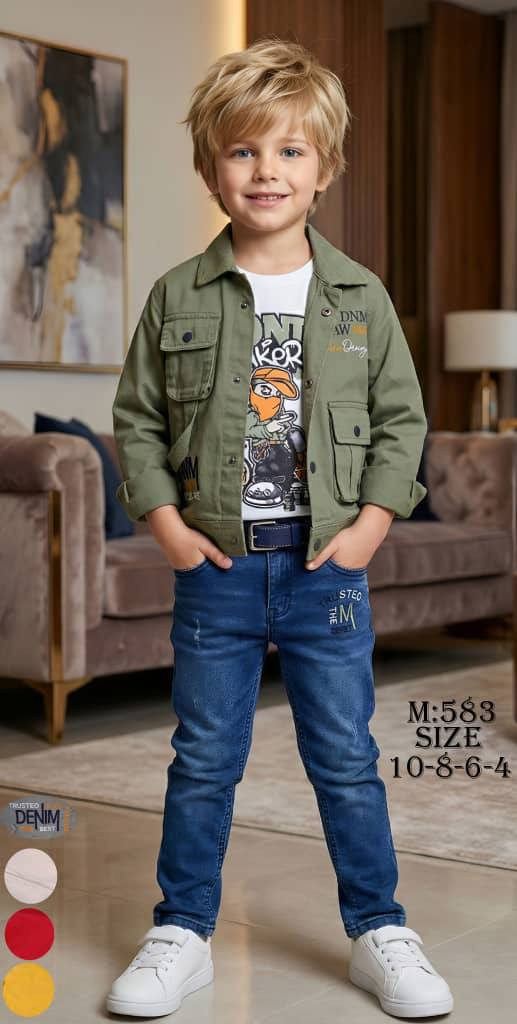 🟥🟥 ازياء نور الدين 🟥🟥 
🟨🟨 طقم ولادي ثلاث قطع 🟨🟨
🟩🟩 قياسات من عمر 1 سنوات إلى عمر 6 سنة 🟩 🟩
🟧🟧 العنوان الموصل الجديدة مجمع زيد القصاب 🟧🟧
🌐🌐 الفرع المقابل لجامع فتحي العلي 🌐🌐
🌐🌐 مقابل مجمع بلاش 🌐🌐


**إذا كنت صاحب هذا الإعلان وتريد حذفه لأي سبب، رجاءا أرسل رسالة إلى الدعم الفني**