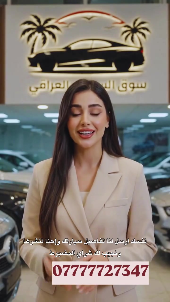 مع سوق السيارات العراقي💌🏆 تبيع سيارتك وانت كاعد بلبيت لا دوخة ولا تتعب نفسك فقط ارسل تفاصيل وصور سيارتك على واتساب & تلكرام ***********

#fyp #like #سيارات_العراق #سوق_السيارات #explore 
 #car
 #cars
 #العراق
 #بغداد
 #بابل
 #كوردي
 #كورد
 #kurd
 #krd
 #محافظات_العراق
 #سيارات_العراق
 #سيارات_اربيل
 #سيارات_بغداد
 #جارجر
 #bmw
 #كراون
