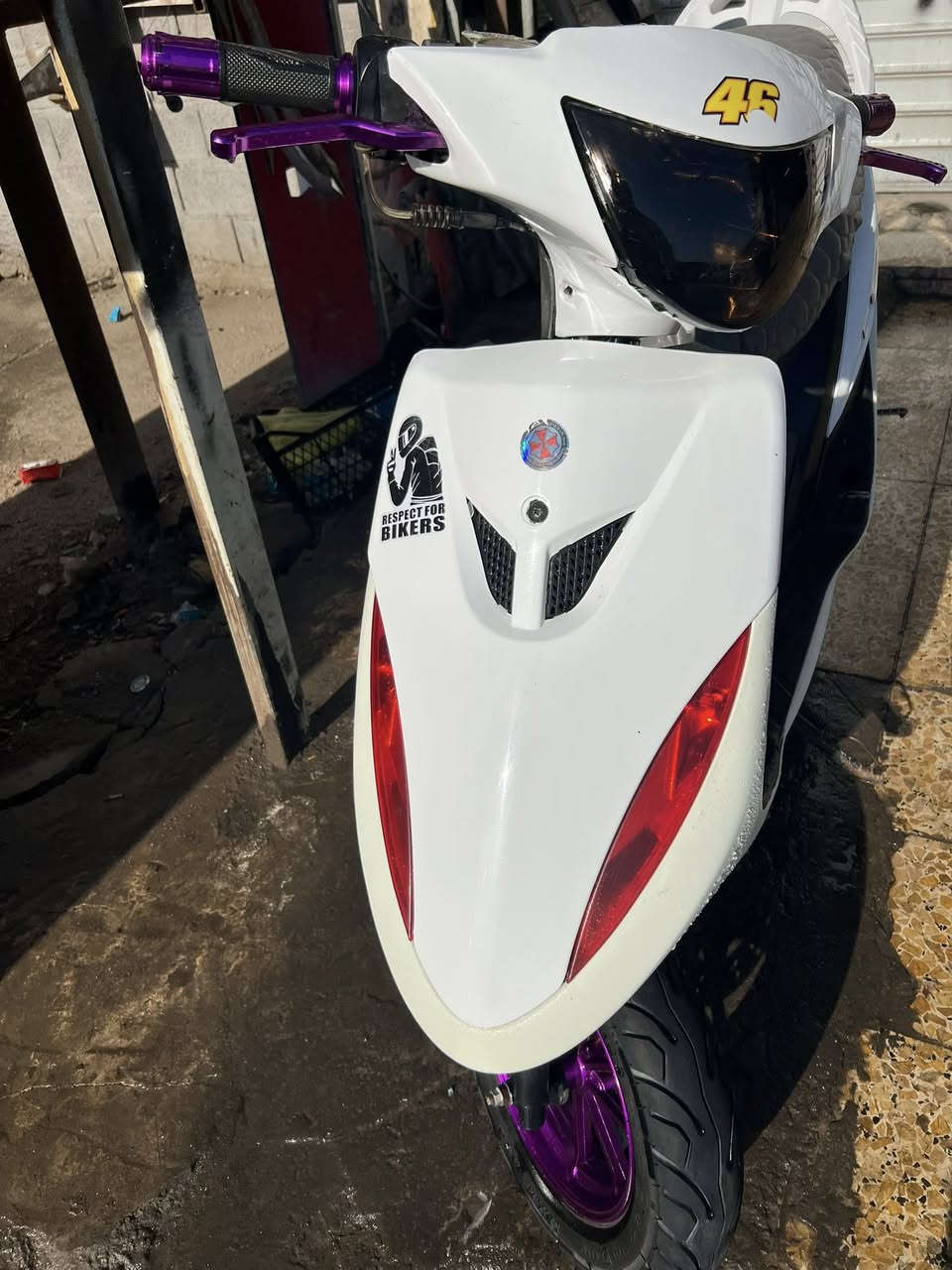 سلام عليكم ماكس عدله البيع دراجه كلشي مزود بيه مكينه 55كلجات امامي وخلفي رياضي ويلات رياضي ثقيل كفرات أربعه ولف مختنكه من تزويد سعر 750وبيه مجال عنوان بصره ابو الخصيب حمدان رقم ***********
