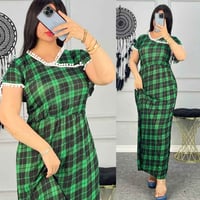 دشداشة طويلة • فانيلا زبدة • فري سايز ٥٠-٨٠