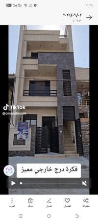 عندي بنايه استثمار تتكون من طابقين ونص طابق الثاني والثالث معزول عن طا...