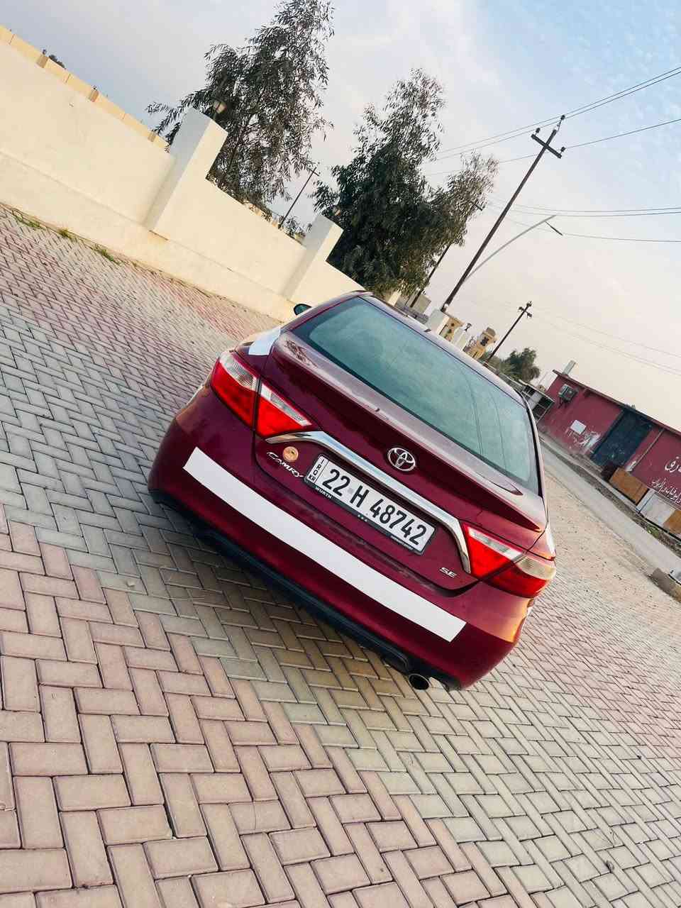 مكلف مكلف مكلف مكلف كامري موديل 2017
ضرر 3 قطع 
صبغ جاملغ وبنيد بس
وضرر مالها جاملغ خلفي
سياره بسمي تحويل وكاله شرط
مكاني صلاح الدين شركاط ***********
