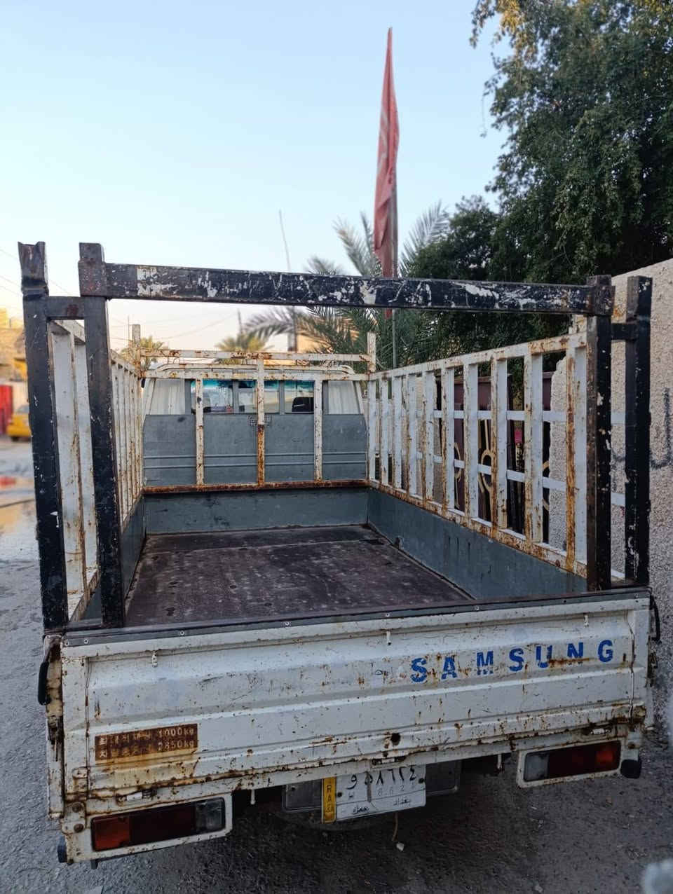 كيا حمل سامسونج
موديل 2000
كير ومحرك كيا3000 ستندر 
سنويه باسمي 
كير ومحرك مكفولات 
العنوان/المدائن فلكه سلمان باك /حي جابر الأنصاري 
السعر ٣٧ وبيهه مجال قليل 
***********
