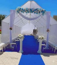 خيمة خطوبة فاخرة • ديكور ورد أزرق • تكريت القادسية
