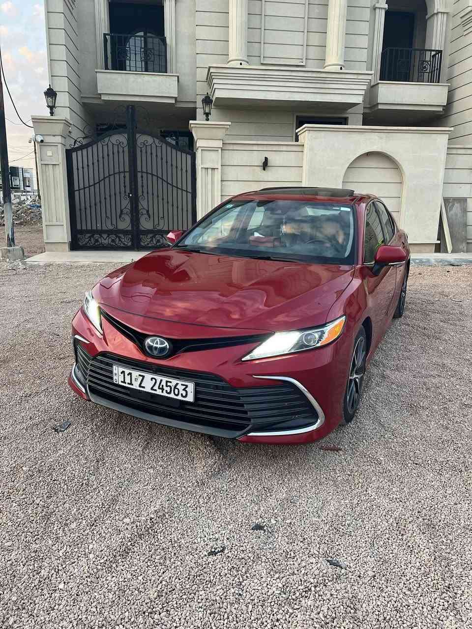 2023 TOYOTA CAMRY, XLE Hybrid
السيارة موجودة  في الانبار - الفلوجة
رقم شاصيها من ضمن الصور
موديل :- 2023
لون :- احمر
سعر السيارة : 205 $
Hybrid 2.5 -: سعة المحرك
عداد المسافات :- mi 41.000
عدد المقاعد :- 5 مقاعد
مواصفات السيارة : - XLE plus

شاشة نفكيشن
كامرات 360 درجة
مثبت سرعة
رادر امامي+ جانبي + خلفي 
لايت زنون
حاجب ال اي دي
فتحة سقف
اشارة جانبية
بصمة تشغيل
مقاعد تدفئة+ تبريد
فرش داخلي جلد ابيض
حساسات 360 درجة
هاند بريك بصمة
تحكم سرعة
تحكم مسجل
اوامر صوتية
تبريد خلفي
دخول ذكى
داتا شو 
سماعات jbl
للاستفسار / *********** متوفر واتساب

