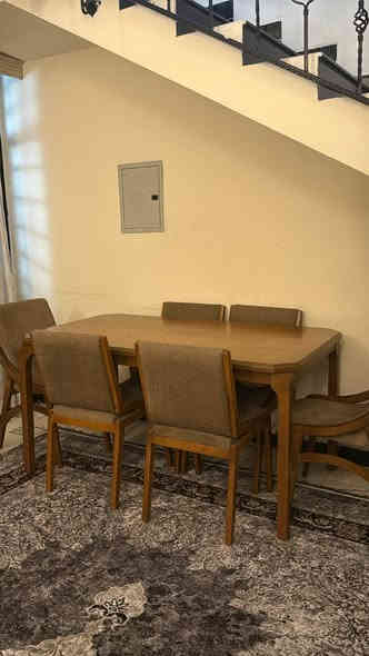 ميز طعام تركي  ٦ كراسي 
نظيف جدا 
#السعر    325   الف بي مجال 
#العنوان : الدوره - قرب مطعم باب الحاره 
الي يريده  يتصل بالرقم  
‏‪0774 196 8336‬‏
#واتساب # واتساب # واتساب 
يرجى متابعة الصفحه ( طلب صداقه ) 
ليصلكم كل ماهو جديد 
نعمل لخدمتكم 
علي البابلي
