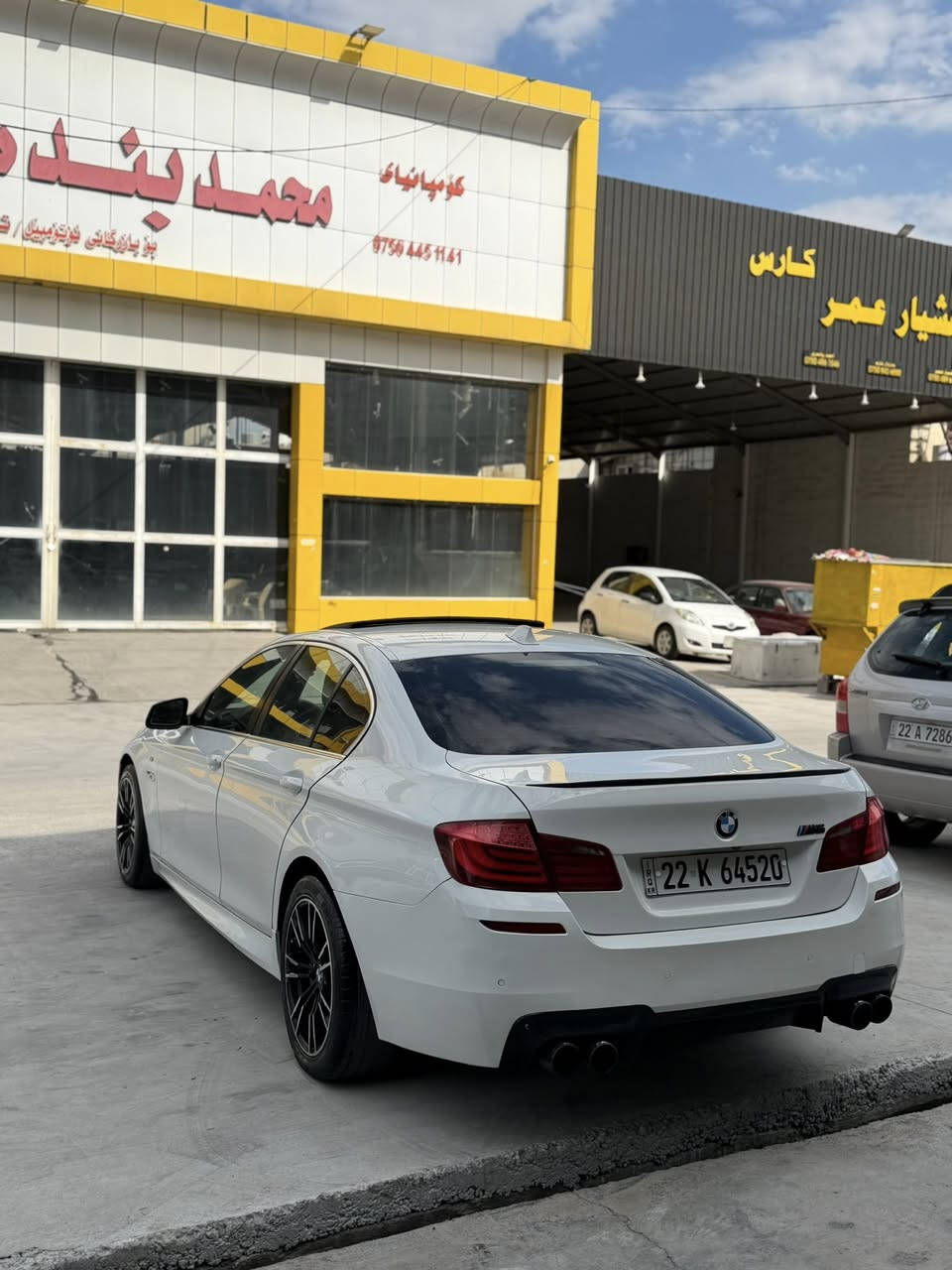 سلام عليكم اخوان عندي  BMW F10
للبيع و مراوس مؤديل ٢٠١١
سيارة بيها ٤ قطع سبخ رش بدون دواخل
وكالة شركة عروش زيرؤ مال اربيل
محر٥٣٠ نوزل قصير مرغوب  
محرك مامفتوع سيارة جديد بمعنى الكلمة 
صدر عداديه كل بشرط تبريد ثلج 
رقم سنوي كل جديد بسمي ع ٣٠
سحر ١٣٣ بيها مجال قليل💸
مكان اربيل🚘
*********** واتساب 📞
