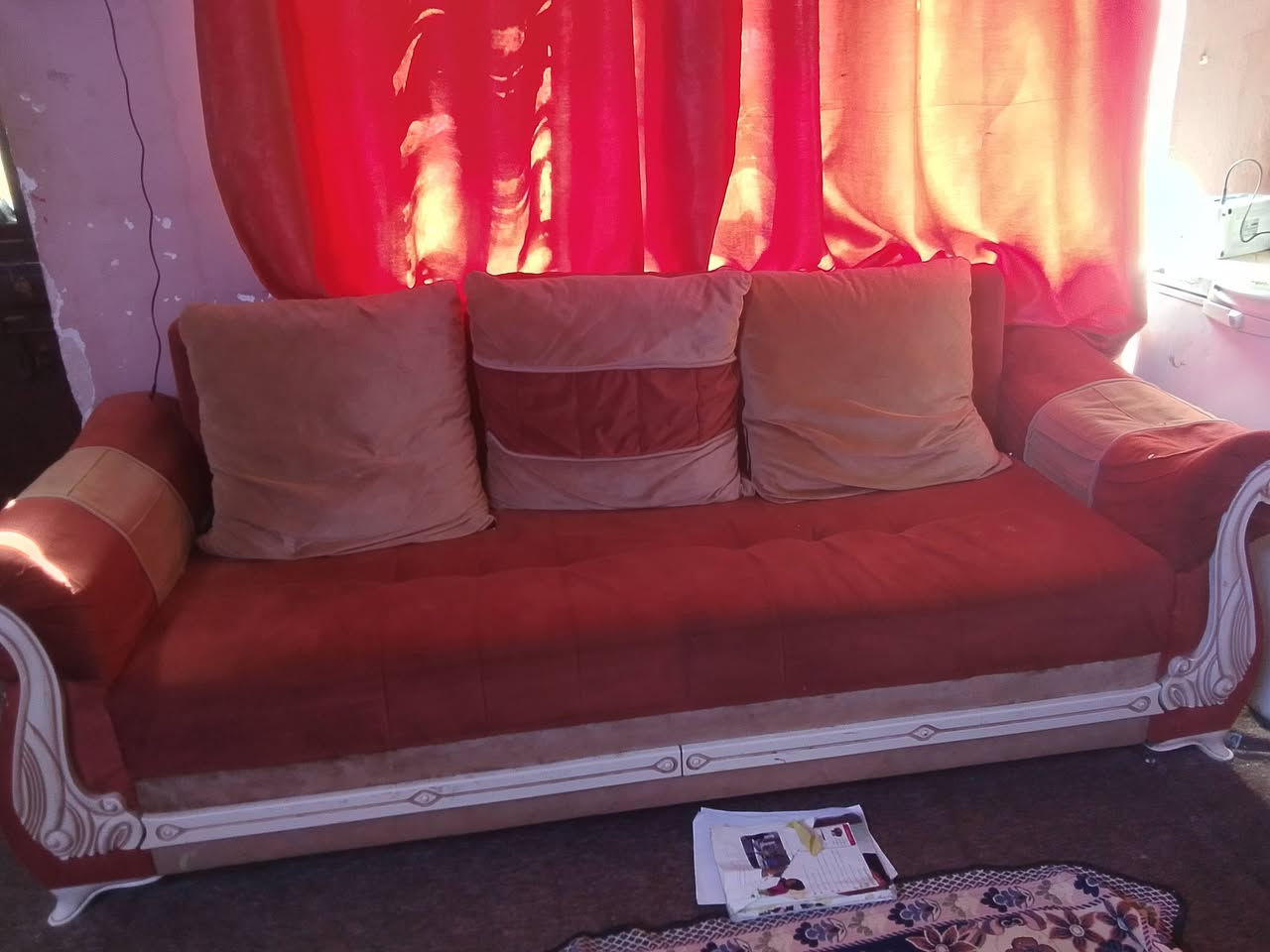 تخم للبيع مستعجل 5 قطع 10 مقاعد 
كرويتات ام 3 نفر عدد 2 
كرويتة ام نفرين وحدة 
وكراسي 2 

السعر 300 وبي مجال


**إذا كنت صاحب هذا الإعلان وتريد حذفه لأي سبب، رجاءا أرسل رسالة إلى الدعم الفني**