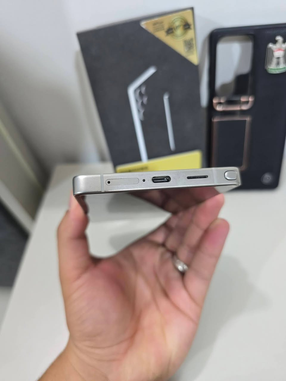 السلام عليكم سامسونك 25 الترا جهاز نضافه 100%100
استعمال اقل الشهر  معه ضمان الاقوه في العراق عين الفهد الذاكره (512) انتبه (512) معه كامل ملحقاته الاصليه بعد سيمكرت ماداخل بي جديد كلش العنوان موصل ايسر قرب حي الانتصار السعر مليون350 وبي مجال قليل التواصل واتساب (***********) او اتصال كورك ***********
