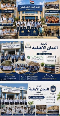ثانوية البيان الاهلية • الصف الرابع الأدبي • الصف الخامس الأدبي