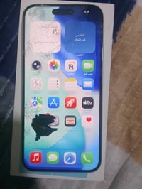 ايفون 16بلص ذاكرة 128جهاز جديد بطاريه 100 مشحون 93مرة بس بس الشاشه مكس...