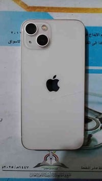 ايفون 13 عادي ذاكره 128💯🇮🇶✅ بطارية 85 بلادي ✅✅ مكفول من كلشي  فقط بل ض...