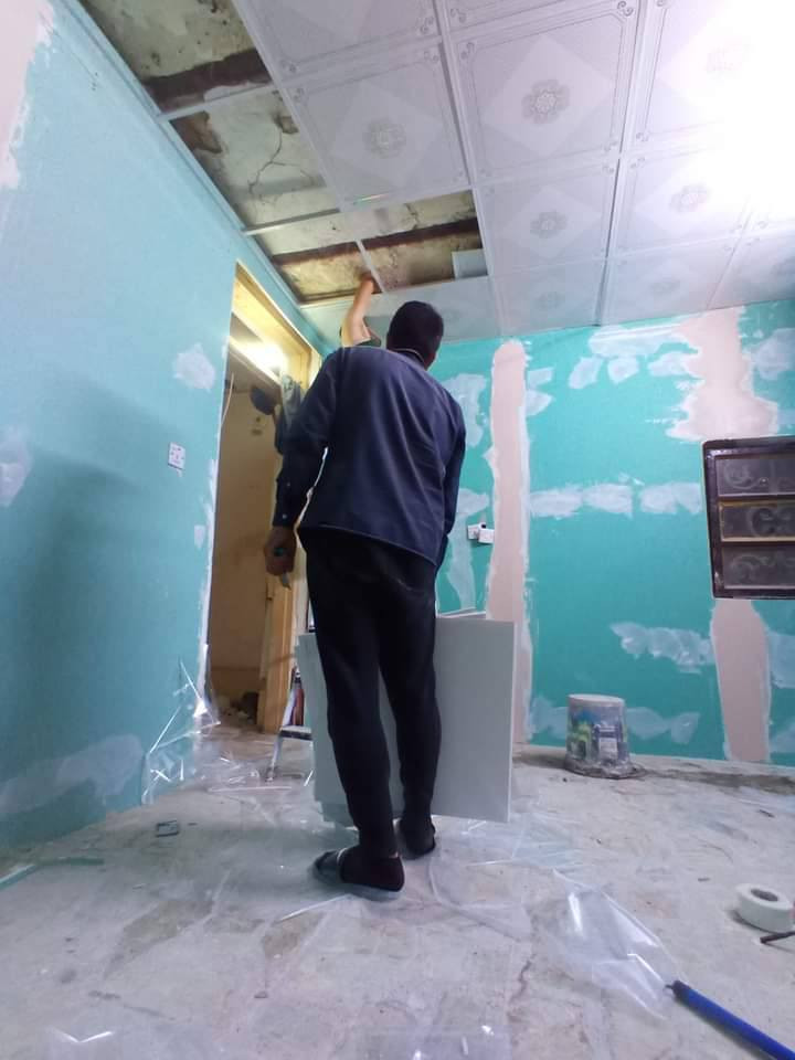 اسعار مناسبة العمل داخل بغداد 
جبس بورد     بوردكس    شيبورد   قواطع جبسن بورد 

تقطيع قواطع جبسن بورد قاعات 

جميع انواع الصباغ بنتلايت بلاستيكي بوية 

جميع انواع الديكورات وترميم المنازل 

موقع فقط بغداد مراسلت الصفحة او تصال على رقم *********** #بغداد #الكرخ #الرصافة #ديكور #صباغ
