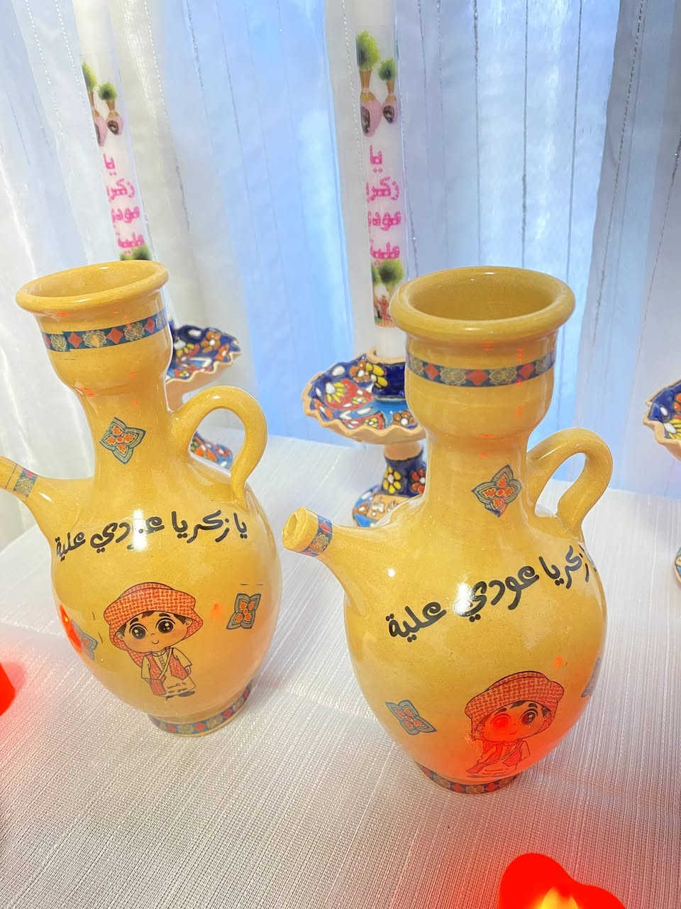 جديدنا في خان البهار ✨
وصلت هسه تجهيزات زكريا المميزة، شموع وتذكارات وترتيبات ناعمة تفرح القلب 💙
متوفر عدنا وبكميات محدودة، ننتظركم بـ خان البهار 🤍

العنوان📍/التاجي _ابو الجدايل. بجانب مخبز الكفيل 
للتواصل والاستفسار على الرقم ***********
