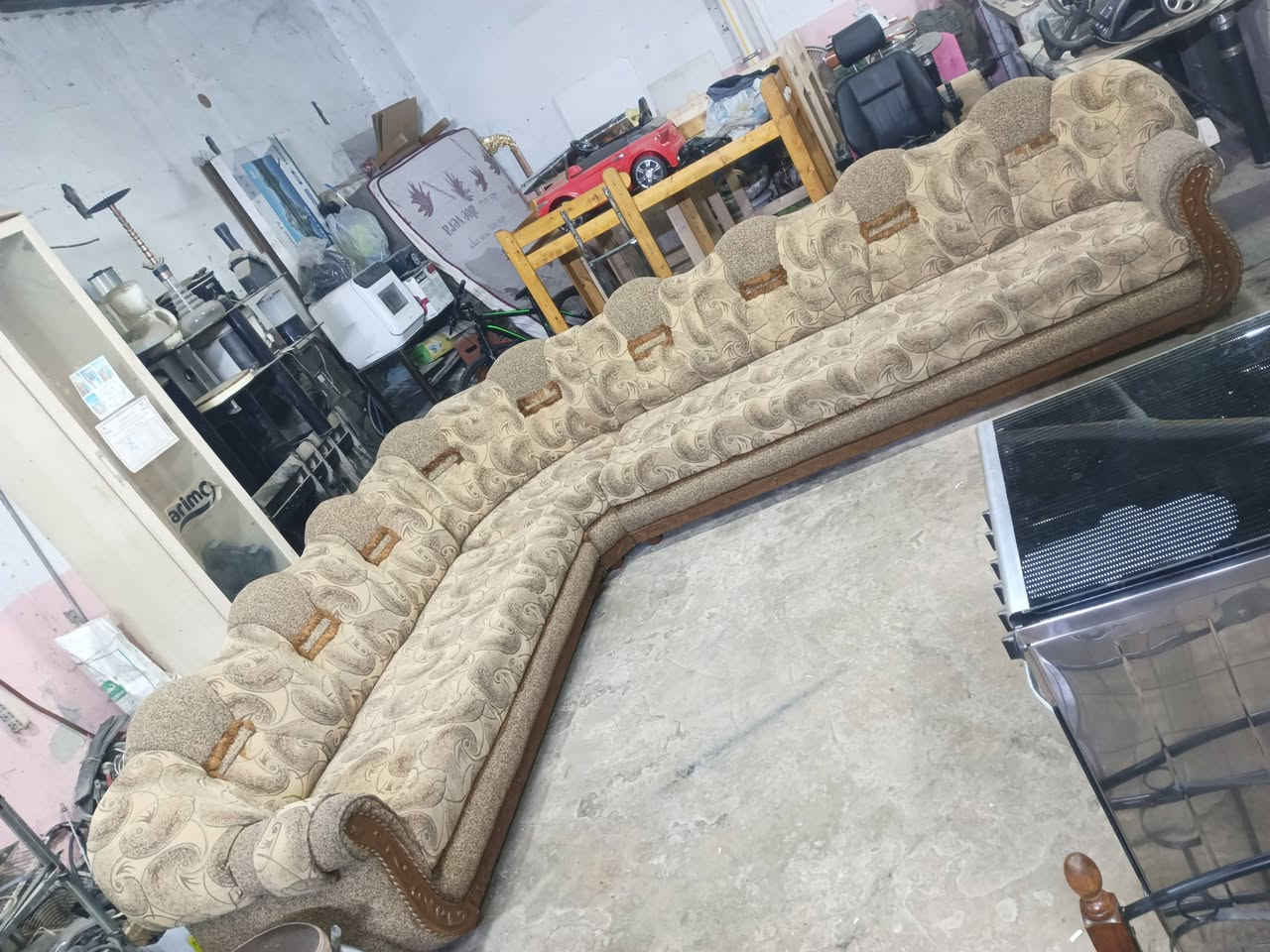 ديوان حرف L عراقي شغل موصل ثقيل توصيه شرط خشب بلوك ثقيل قياس 6 متر وربع حيل نظيف قماش وسفنج بدون عيب
عربانه طفل حيل نظيفة ونوع ثقيل القديم
قريولة نفر حديد وخشب حيل نظيفة وبدون اي عيب عنواني موصل جانب الايمن منطقة العكيدات قرب مدرسة الرافدين مجاور سالم الخيرو الوكيل
@إشارة
ديوان حرف L عراقي شغل موصل ثقيل توصيه شرط خشب بلوك ثقيل قياس 6 متر وربع حيل نظيف قماش وسفنج بدون عيب


**إذا كنت صاحب هذا الإعلان وتريد حذفه لأي سبب، رجاءا أرسل رسالة إلى الدعم الفني**