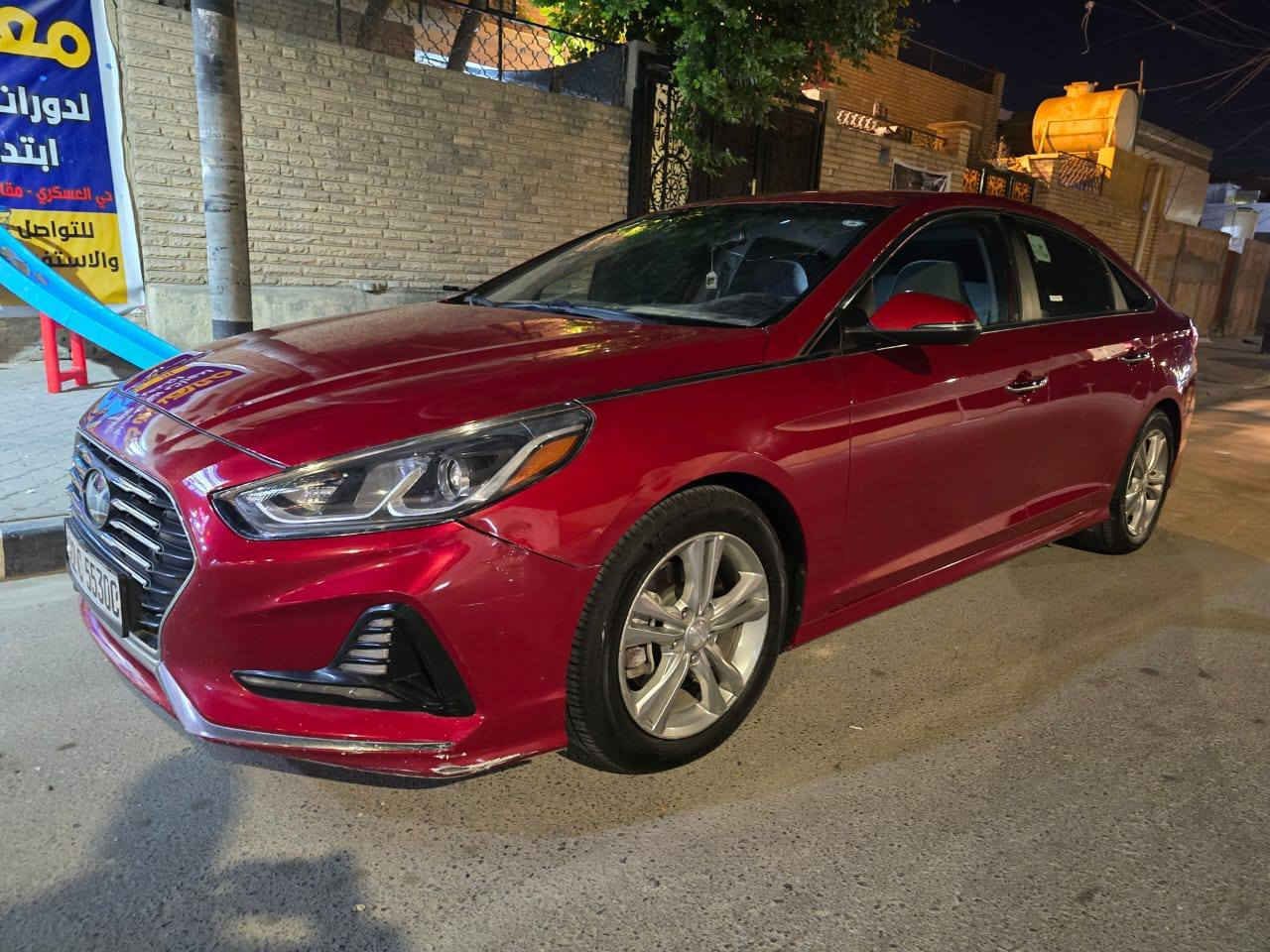 سوناتا 2018 امريكي
رقم اربيل بأسم شركة
سنوية ل2030تنتهي
ماشية 89800 الف ميل

حادثهه بنيد مصبوغ ودعامية مصبوغة وجاملغ الايمن مفتوح وراجع بارد

محرك 2400  GDI
اشاير بالمري
الكشنات الامامية تدفئة
كشن السايق كهرباء
مانع انزلاق
حساسات جانبية وخلفية 
ثلاث انظمة قيادة
تايرات جديدة دسكات وفلنجات جدد
السعر 138 وبيهة مجال

***********
***********
