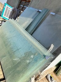 زجاج ١٠ ملم • ١٠٧×٢٦٠ سم • ٤ أبواب جام