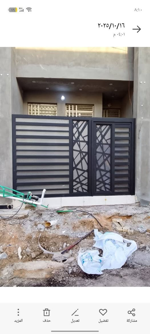 معمل وحدات السيف ابو حمره لاعمال البيبان والشبابيك والسقائف الكيسبان والساندويتش متر بيبان شبابيك 50 الايميل عمل الساندويتش ضد الحريق 35 وعمل سقايف الكيس بان 28 الحجز والاستفسار عنواننا بغداد الامين الثانيه سكينه شارع المكاتب الاتصال على الارقام ***********
