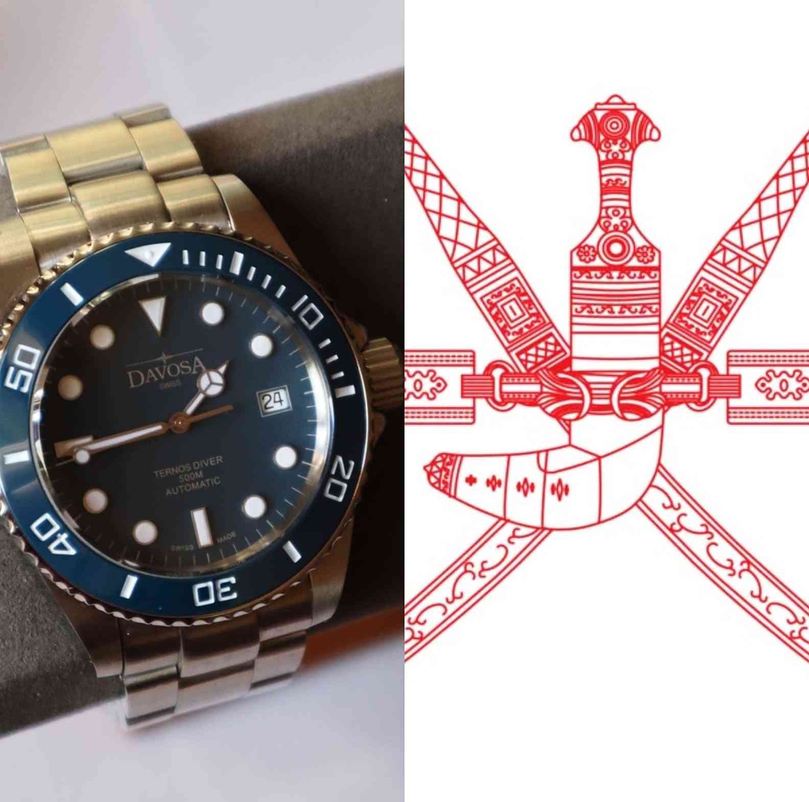 DAVOSA TERNOS PRO 🌊⚓️ Oman Khanjar Special Edition ~ Gifts of the late Sultan Of Oman Qaboos bin Said Al Said 🇴🇲

تحفة من آجمل تحف الساعات السويسريه الخاصة إلى الغواصين ومن اهداءات سلطنة عمان 🇴🇲 شعار الخنجر العماني على الخلف.

▪️Reference: 16155640 الموديل 
▪️Size: 42mm الحجم 
▪️Swiss Automatic Movement مكينة اوتوماتيك 
▪️Sapphire Crystal جامة زفير
▪️Water Resistant 500M / 1650 ft مقاومة المياه 
▪️ Helium escape valve قفل هيليوم 
▪️Screw in crown كراون بحري
▪️Blue dial ميناء لون مميز 
▪️Super-LumiNova hands & markers عقارب فسفورية مضيئة ليلًا 
▪️ Oman Khanjar Special Edition شعار خنجر سلطة عمان  
▪️Like New Full Bracelet كالجديدة سير كامل
▪️Only Watch & None branded Box فقط ساعة مع علبة عادية

🚨 Price: 650$ USD -  460 JD 🚨

▪️ Worldwide shipping available after payment
‎يوجد شحن دولي بعد الدفع

COPYRIGHT NOTICE: We are not affiliated with any brand. All watches are original and pre-owned (used).

‎إشعار حقوق النشر: نحن لسنا تابعين لأي علامة تجارية، وجميع الساعات أصلية ومملوكة مسبقًا (مستعملة).

#sultanqaboos #oman #khanjar #davosa #davosawatches 

Jarrah Collectibles ©️


**إذا كنت صاحب هذا الإعلان وتريد حذفه لأي سبب، رجاءا أرسل رسالة إلى الدعم الفني**