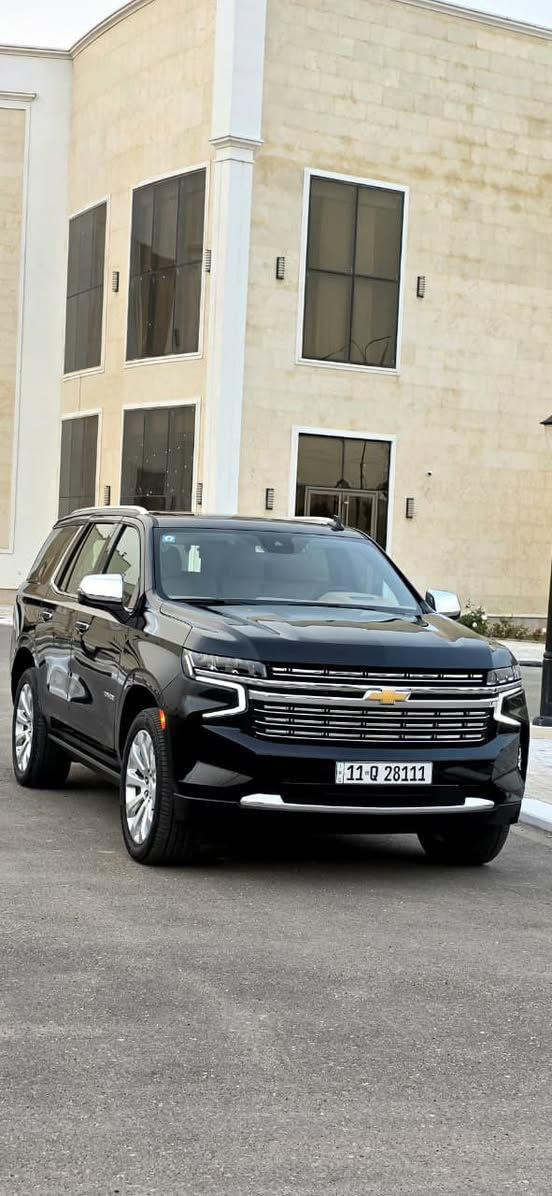 تاهو بريمير 2023 (خليجي) 💎
* العداد: 40,000 كم 
 * المحرك: 5.3L (مكفول) ✅
 * الدفع: 4X4 (فور ويل) ⚙️
 * المقصورة: جلد عسلي فاخر ✨
 * اللوحات: رقم بغداد مميز (تحويل ثاني يوم) 🎫
المواصفات التقنية والرفاهية:
 * بانوراما 👑
نظام تعليق جكات ✨️
 * نظام قيادة ذاتية + رادارات متكاملة 🤖
 * نظام تنبيه الخروج عن المسار ⚠️
 * 5 كاميرات محيطية 360 درجة 📸
 * شاشة عرض على الزجاج الأمامي (Data Show) 📽️
 * عدادات ديجيتال + شاشة رئيسية كبيرة 🖥️
 * كراسي تبريد وتدفئة + كراسي خلفية كهرباء ❄️🔥
 * خزن ميموري للكراسي ✨️
 * بصمة (تشغيل + أبواب) + تشغيل عن بعد 🔑
 * شحن لاسلكي + صندوق كهرباء ⚡
 * حساسات أمامية وخلفية 🅿️
 * سعة 7 راكب 👥
السعر: 58,000$ (580 ورقة) 💵

للتواصل: *********** 📞
