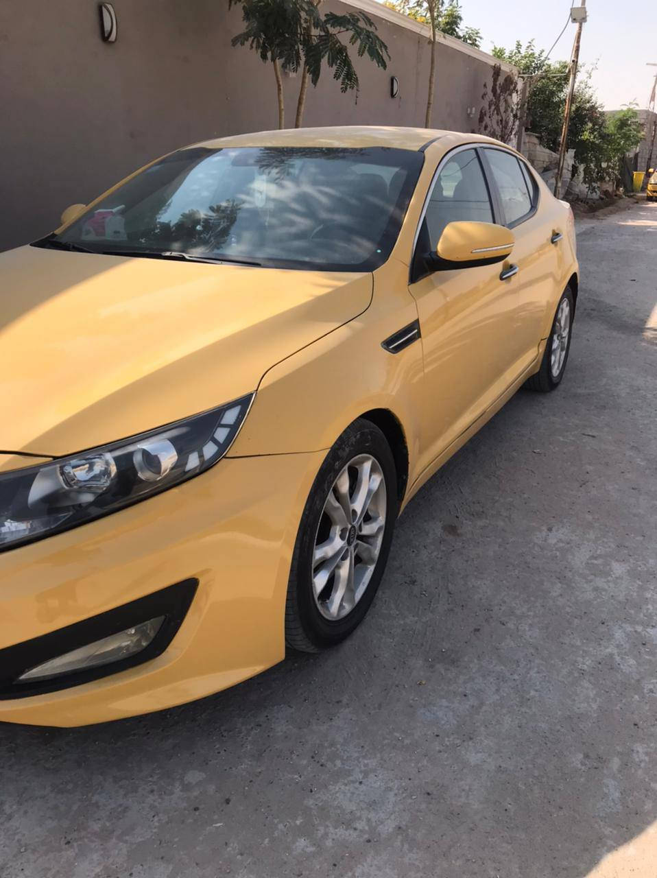 السلام عليكم للبيع كيا اوبتما 2012 بغداد بأسمي محرك كير مكفول تخم تاير ويل كب وارد امريكي بدون اي ضرر السعر 95  وبيه مجال للطيبين….***********
