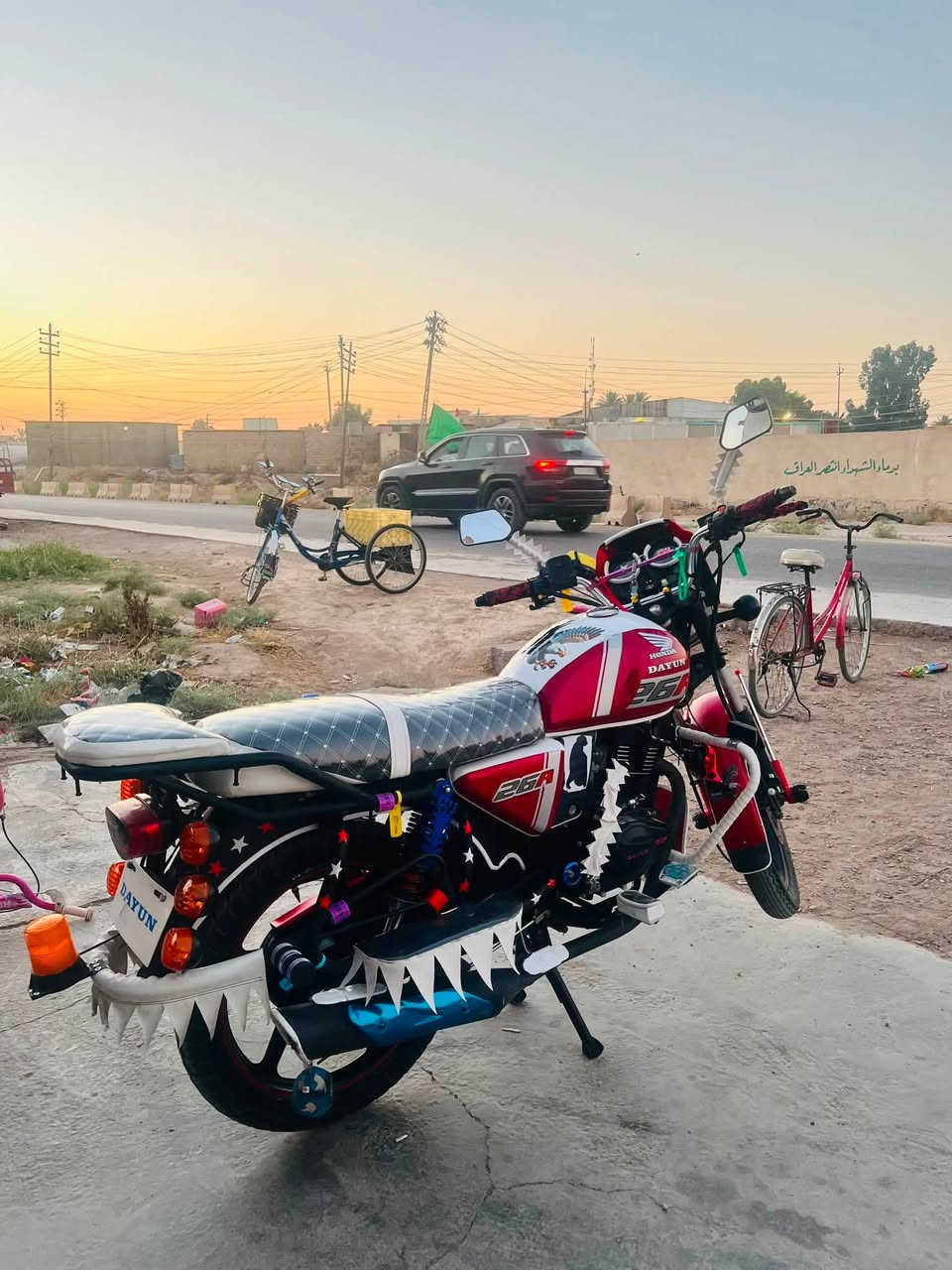 للبيع موطور دايوان موديل 23موطور نضيف مابي نقص مكينه ما مفتوحه وراق سحب  دراجه مجنبزه متعوب عليه ربع ما ذب عليه حله من صوره مكاني شهربان ***********
