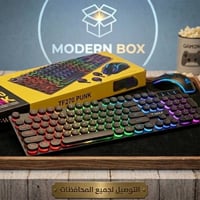T-WOLF TF270 • كيبورد ريترو • إضاءة RGB