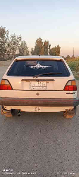 كولف للبيع سياره جاهزه ماعايزه شي رقم جديد وسنويه  تحويل مباشر وصدر نضيف كهربائيات شغاله ومدوشمه تخم تاير جديد محرك شرط المكان سامراء السعر 30وبيه مجال للاتصال+***********
