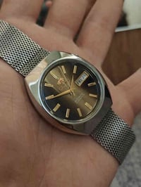 اورینت اوتوماتیك یابانی اصلی مینا خاصە انتاج ۱۹۷٤ دی دیت مکینە ۲۱ حجر ...