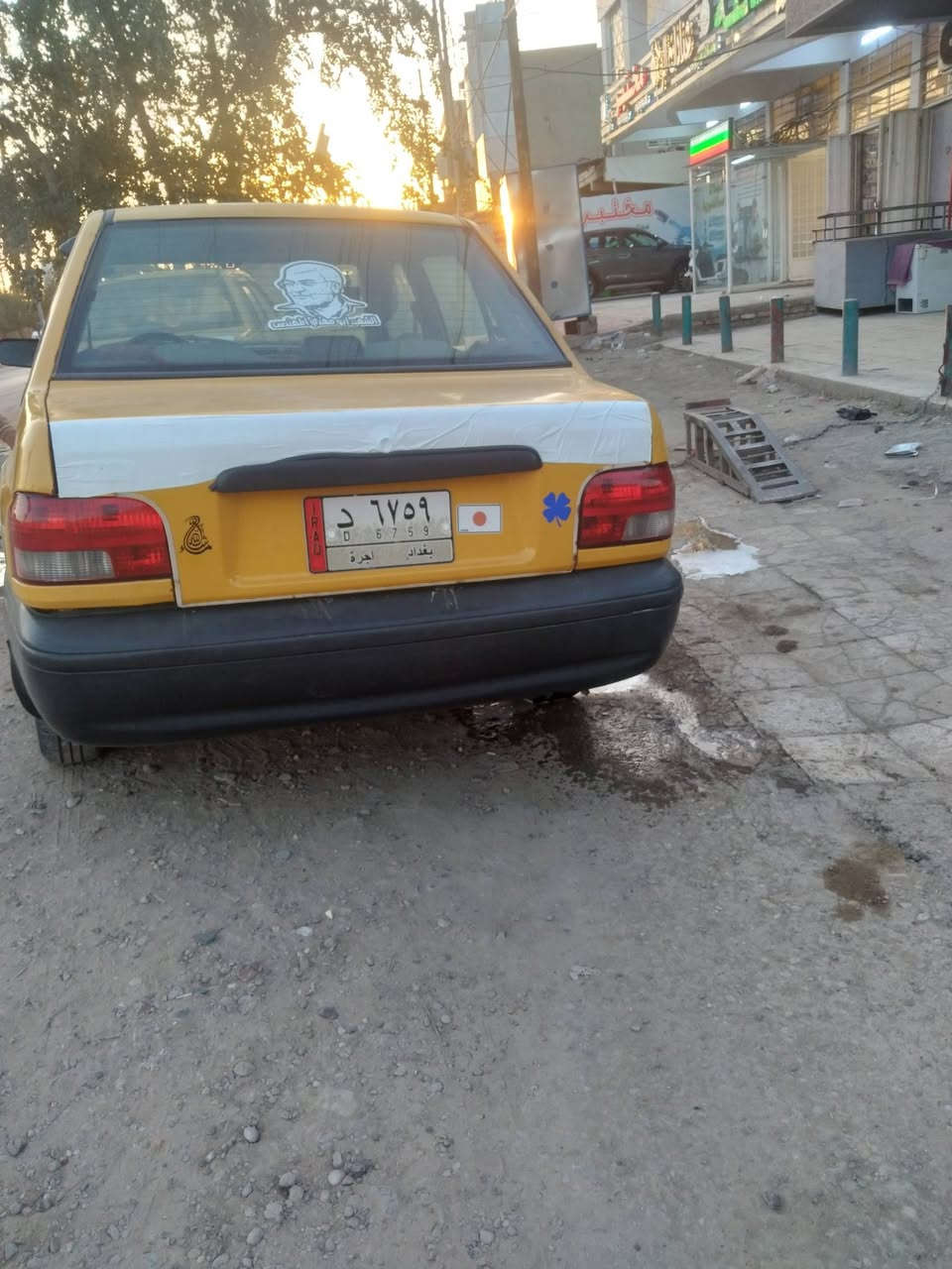 للبيع سايبه موديل ١١تحويل مباشر سياره حلوه وناعمه بس المكينه بيها بخار قليل شواصي انضاف السعر 20وبيها مجال العنوان بغداد الستفسار على رقم ***********
