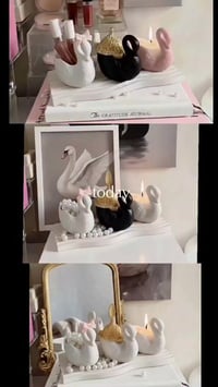 طقم البجعة الثلاثي • تحف يدوية • ديالى