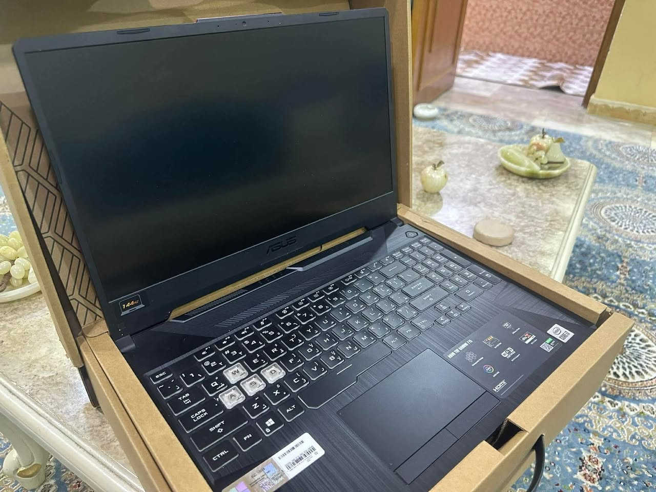لابتوب للبيع بس لا تكسر بالحلال
مال العاب قويه  و مال برامج هندسيه 

ASUS TUF Gaming F15 
Core i7-10 H♦️
Ram16   DDR4 
 Hard Disk 512 ssd M.2 NVMe 
INTEL UHD Graphics - 8 gb
GPU 1 :   GTX 6  GB - 1660Ti
15.6 inch FHD
windows 11 Pro

لابتوب ASUS TUF Gaming F15 
كوراي سفن - الجيل العاشر عشر فئه H
رام: 16  كيكا 
هارد: 512GB كيكا - SSD
كرت شاشه داخلي 8 كيكا
كارت شاشة خارجي 6 كيكا نوع GTX 1660Ti 
حجم الشاشه 15.6  انج 
كيبورد ضوئي - ليزري ( عربي - انكليزي)
عنوان بابل
يوجود توصيل


**إذا كنت صاحب هذا الإعلان وتريد حذفه لأي سبب، رجاءا أرسل رسالة إلى الدعم الفني**