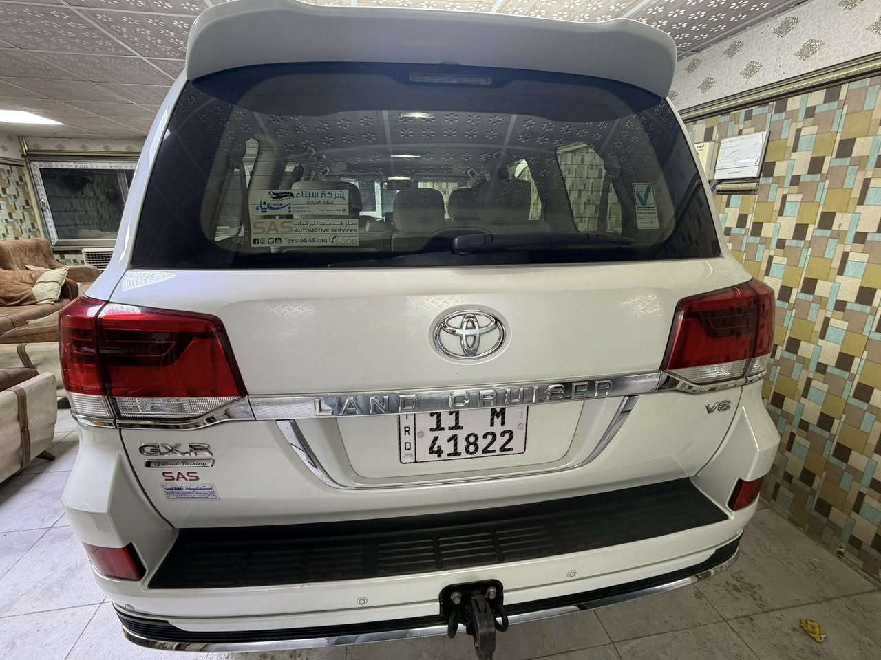 • تويوتا لاندكروز ساز  GXR Grand Touring
• اللون ابيض صدفي 
•ماشية 134 
•موديل 2019 
•بدون بارد بدون صبغ السيارة وكالة
• محرك V6
• دفع رباعي (دبل)
• فتحة سقف
• تشغيل بصمة
• دخول ذكي
• كاميرا خلفية
• حساسات أمامية وخلفية
• مثبت سرعة
• كشنات جلد
• كشنات كهربائية
• تكييف أوتوماتيك مزدوج
• الضوء LED
• صندوك كهربائي
عنواني بغداد الزعفرانية شراي وتريد تشوف السيارة موجودة بالكراج وهلا بيك 
***********
السعر 485$
