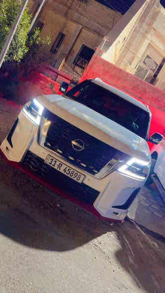 السلام عليكم
نيسان ارمادا ٢٠١٨ محدث ٢٠٢٤ 
مبوغة عام لون ال٢٤ ابيض ثلجي 
السيارة بلاتينيوم فوووول مواصفات  
بيع او مراوس
*********** بغداد
