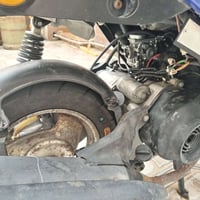 دراجه ماكس جيتي ار ياباني للبيع دراجه كفرات وتايرات نضيفه فول فول كهرب...