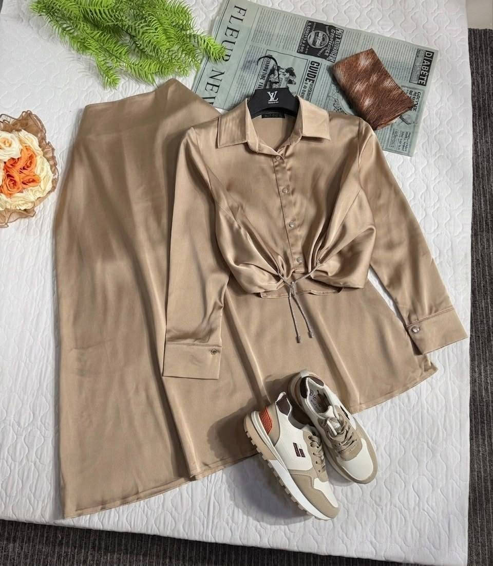 لاحجز واتساب ***********
قميص مع تنورة🖤
خامة ستن تركي صيفي
38–40–42–44–46
توصيل جميع محافظات العراق 🚙

