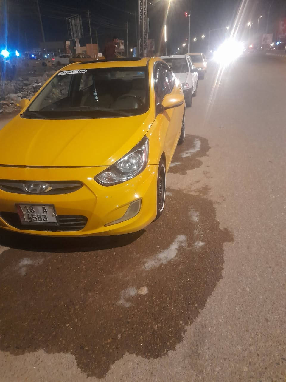 اكسنت خليجي موديل ١٣
محرك ١٦٠٠
مكفوله من الضربه وتبديل 
كير مكينه حداديه تبريد كله جاهز 
مكاني دوانيه حي العسكري 
السعر ٨٩ وبيها مجال قليل 
شراي خاص او ***********
