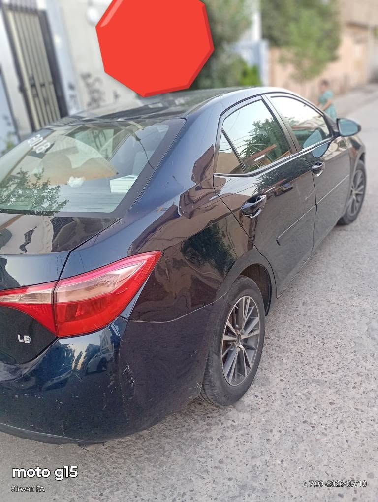 سياره كورلا 2018 رقم سليمانيه 
3 قطع 
***********9 كركوك, العراق
