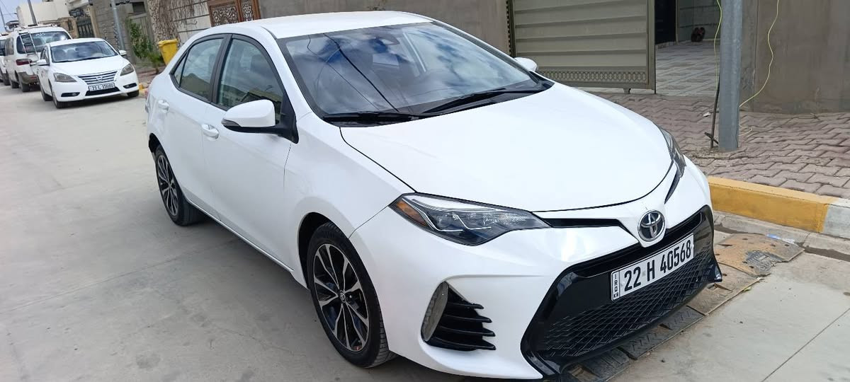 السلام عليكم للبيع تويوتا كورلا مديل 17 مواصفات Se  حادثة بنيد تبديل وباب الخلفي صبغ بدون دواخل كير محرك شرط  ماشيه 140 مكاني كركوك سعرها 143 مجال بسيط ***********
