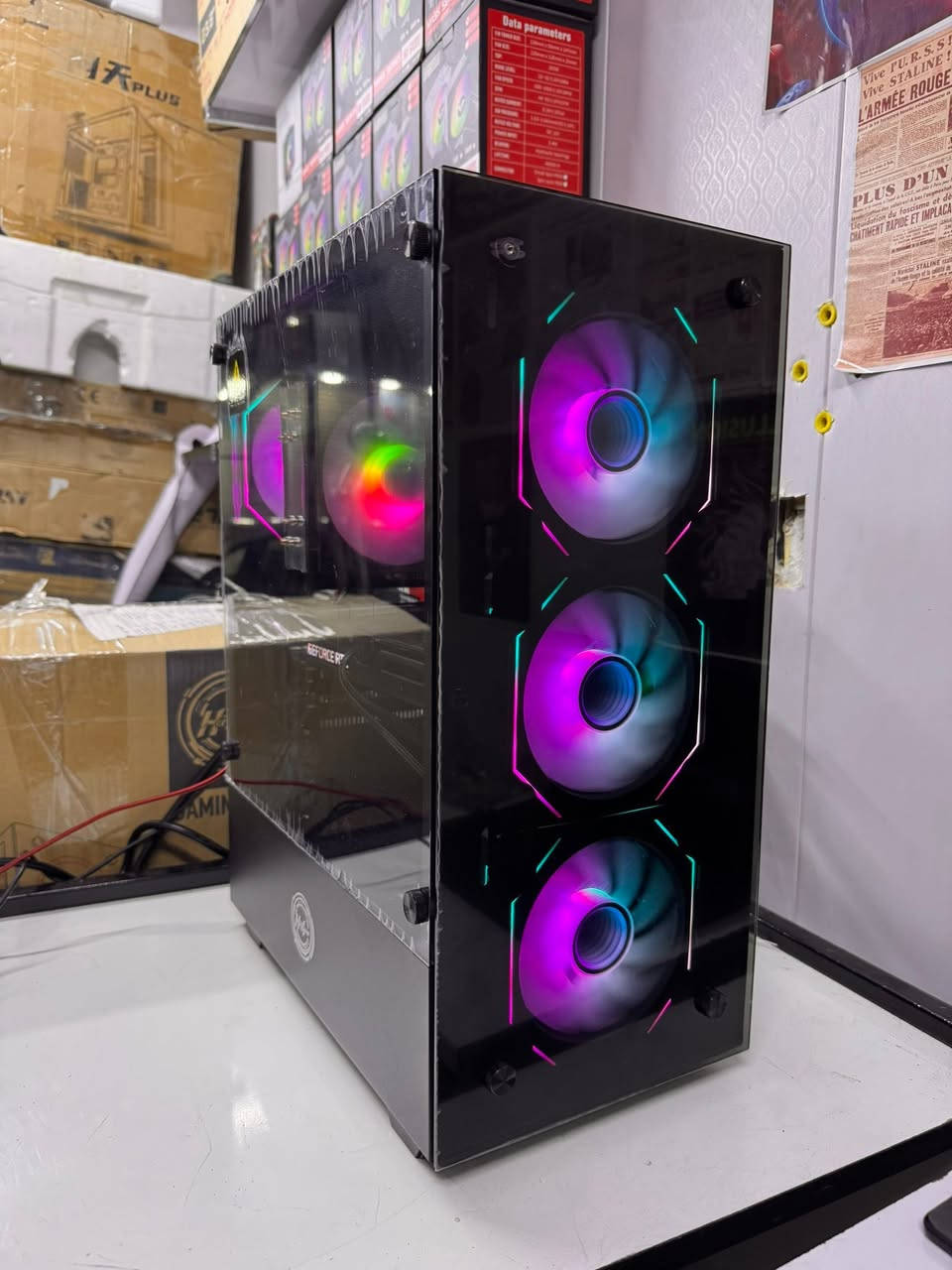 تحية طيبة شبابنا وحبايبنا 
تجميعة اليوم اغلب القطع جدد 
مع ضمان شهر من تاريخ الشراء 
R5 5500 جديد
RAM 16 3600 CORSAIR جديد 
RTX3060 12GB PALIT مستخدم
B450 GIGABYTE 4SLOT مستخدم
M.2 256-HDD500GB جديد
CPU COOLER RGB جديد
P.S650W+80PLUS جديد
CASE 4FAN RGB جديد
السعر ٨٤٠ الف سعر نهائي شبابنا 
متوفر توصيل لكافة المحافظات 
عنوان المكتب كوت المشروع شارع الحاسبات مركز محمد صدقي التقني للحاسبات 
***********
