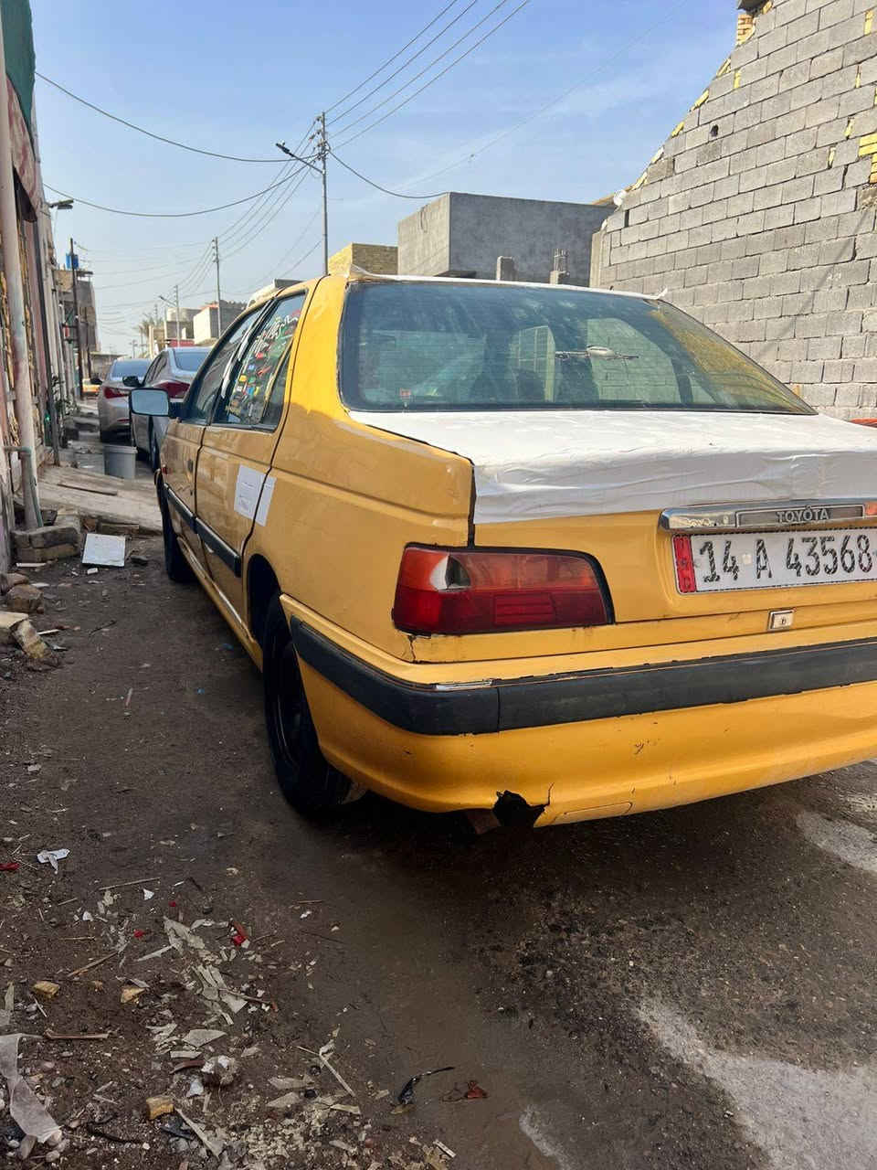 ألسلام عليكم بيجو مديل 2011 رقم انكليزي بسمنه ومصفره من كلشي وجاهره مكينه توه مجفته سياره حلوه مكان البصره ابو الخصيب الهاتف ***********
