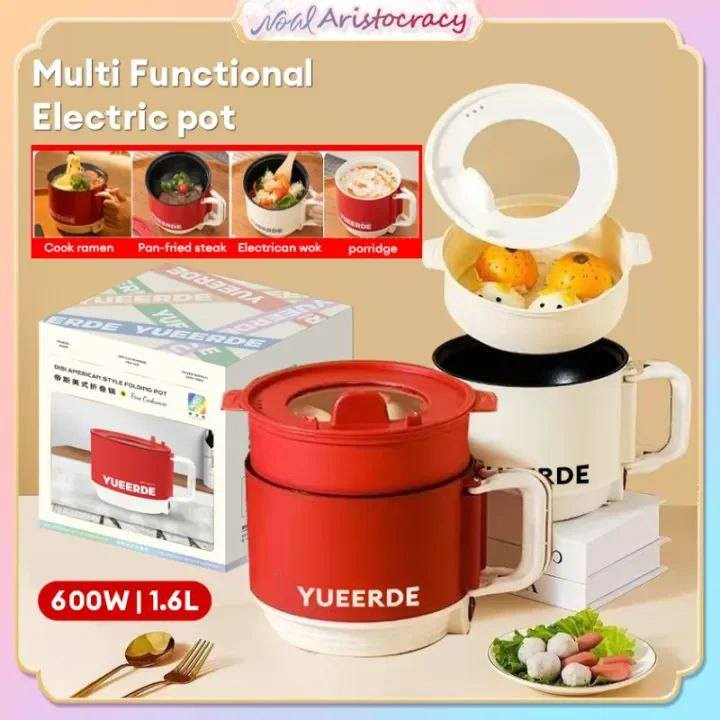 🍲قدر طهي نودلز YUEERDE الكهربائي 
قدر طهي كهربائي بقدرة ٤٥٠ واط متعدد الاستخدامات محمول لسلق الخظار او القلي . غطاء زجاجي مرئي: يتيح لك مراقبة الطعام أثناء الطهي بسهولة 👀.. مصفاة من البلاستيك المقاوم للحرارة: لطهي صحي بالبخار والحفاظ على العناصر الغذائية 🥦.. سلك قابل للفصل: يسهل عملية التخزين والنقل 📦. 

♦️استخدام آمن: موصل سلك الطاقة في نهاية المقبض لمنع تسرب الكهرباء الناجم عن دخول الماء.

♦️يحتوي على وعاء داخلي مقاوم لدرجات الحرارة العالية وغير لاصق.

♦️سهل التنظيف: يوجد داخل الوعاء بطانة من السيراميك لمنع الاحتراق.

♦️نظام الحماية يحتوي الجهاز على ترموستات مدمج، والذي سيفصل الطاقة عندما تكون درجة الحرارة مرتفعة للغاية لعدم حرق الطعام .

♦️عندما تنخفض درجة الحرارة إلى درجة مناسبة سيتم استئناف حالة التسخين.. 

#هذه العلامة التجارية حاصلة على  أفضل قدر كهربائي في الاسوق العالمية (YUEERDE)

🚘يوجد خدمة توصيل لجميع محافظات العراق 🚘


**إذا كنت صاحب هذا الإعلان وتريد حذفه لأي سبب، رجاءا أرسل رسالة إلى الدعم الفني**